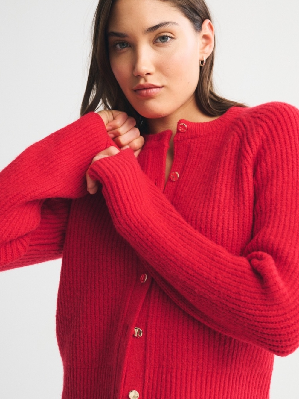 Abercrombie & Fitch Crew Cardigan